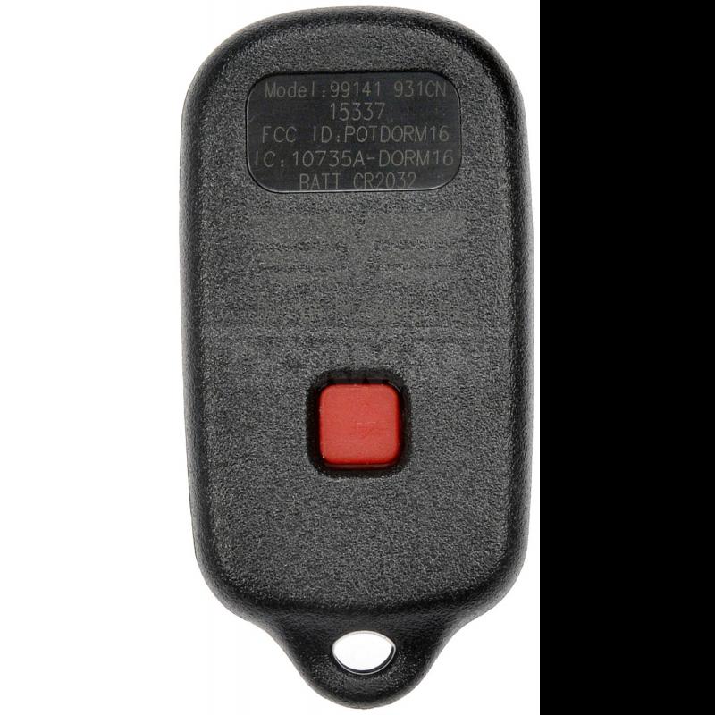 2001 Toyota Solara Remote Control Transmitter for Keyless Entry and Alarm System Dorman 99141 image 1 of 3