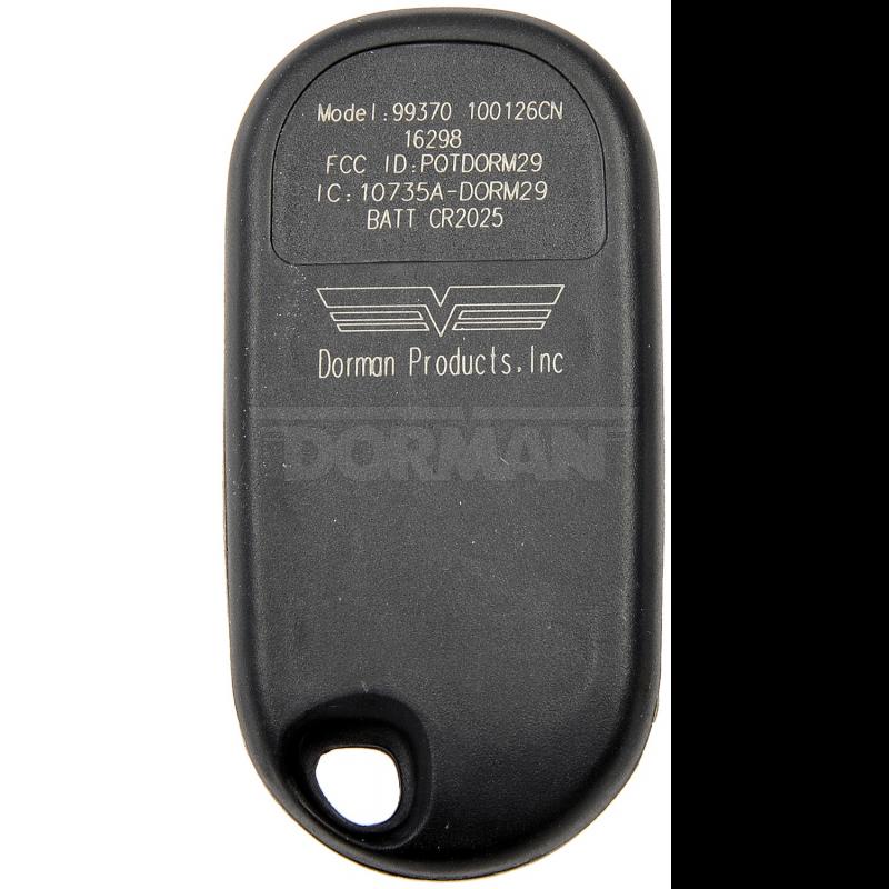 1999 Honda Civic Remote Control Transmitter for Keyless Entry and Alarm System