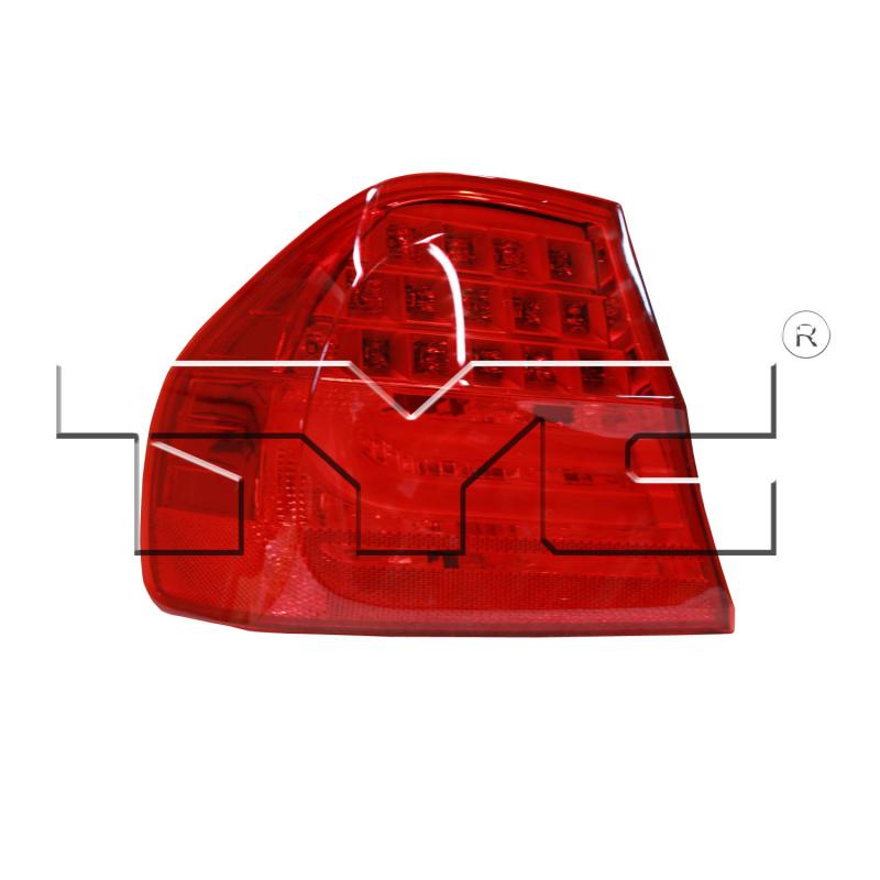 2009 BMW 328i xDrive Tail Light Assembly Left Outer TYC 111167890 image 2 of 2
