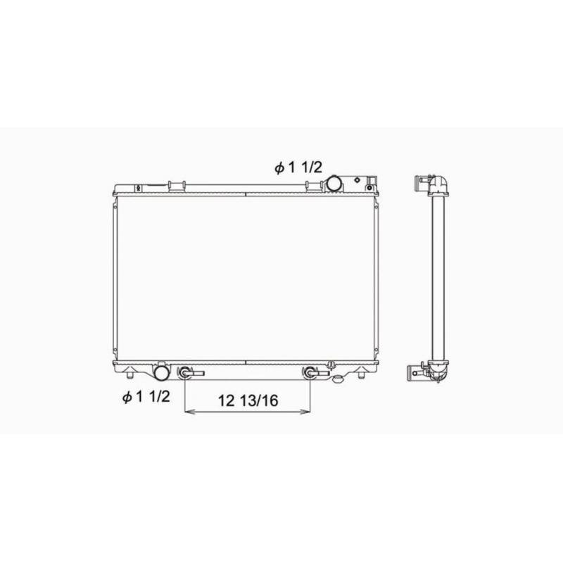 TYC 1155 Radiator product image 1 of 1