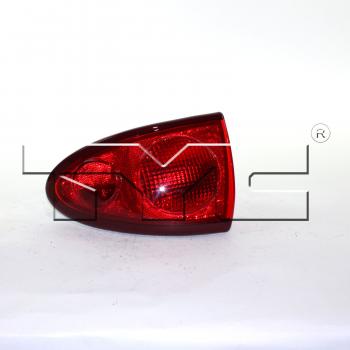 2005 Chevrolet Cavalier Tail Light Assembly Right Outer TYC 11586300 image 2 of 3