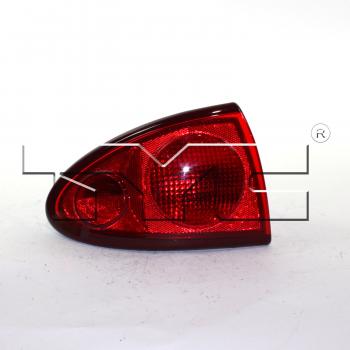2005 Chevrolet Cavalier Tail Light Assembly Left Outer TYC 11586400 image 2 of 2