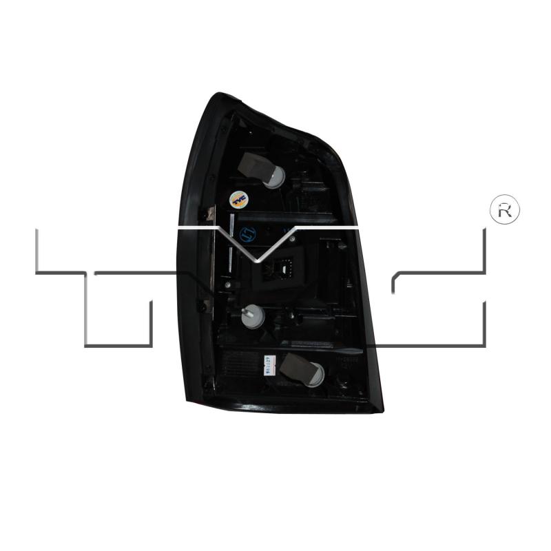 2000 Cadillac DeVille Tail Light Assembly Right TYC 11593900 image 1 of 2