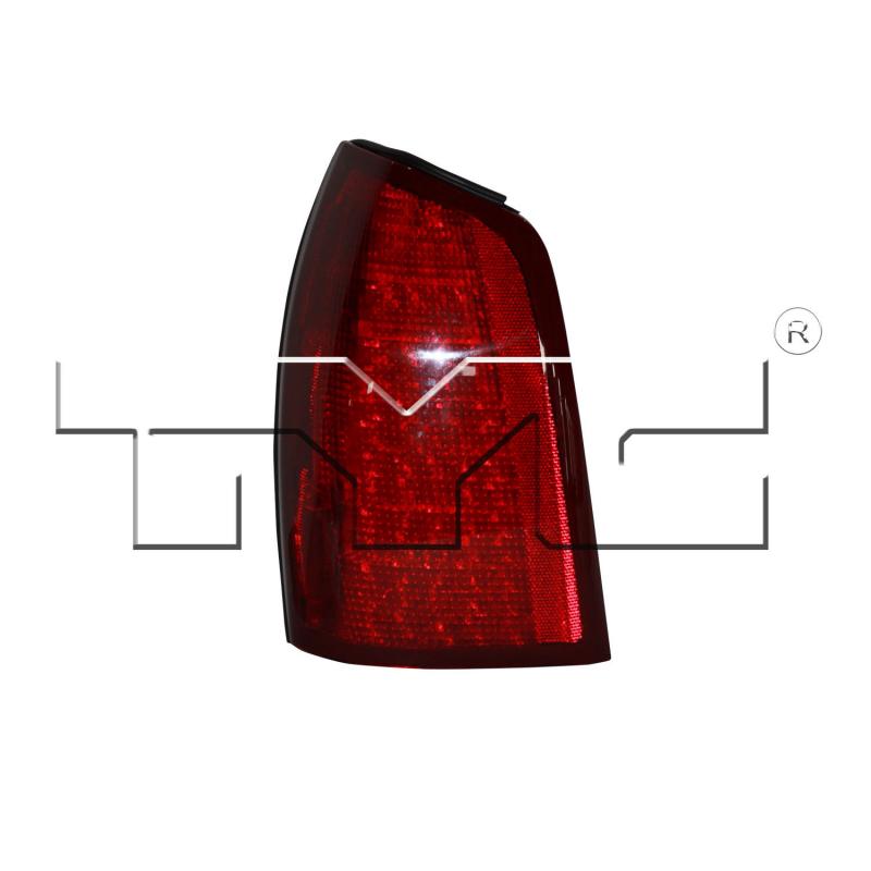 2000 Cadillac DeVille Tail Light Assembly Left TYC 11594000 image 1 of 2