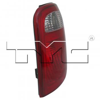 2007 Dodge Caravan Tail Light Assembly Right TYC 116027019 image 4 of 4