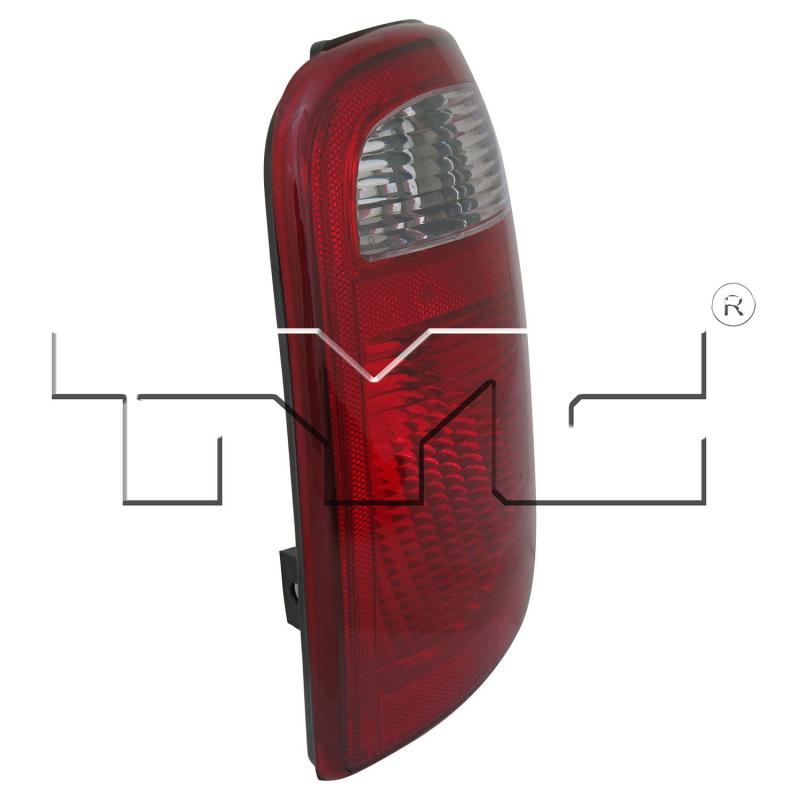 2005 Chrysler Town & Country Tail Light Assembly Right TYC 116027019 image 4 of 4