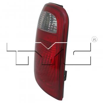 2007 Dodge Caravan Tail Light Assembly Left TYC 116028019 image 2 of 3