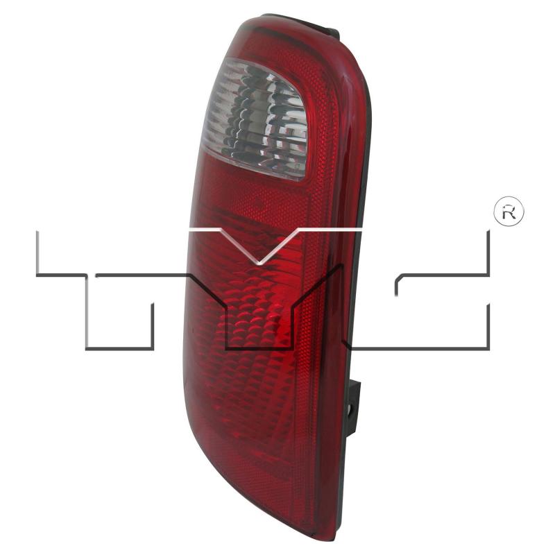 2005 Chrysler Town & Country Tail Light Assembly Left TYC 116028019 image 2 of 3