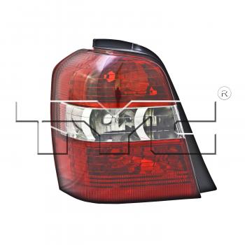 2007 Toyota Highlander Tail Light Assembly Left TYC 11605401 image 2 of 4