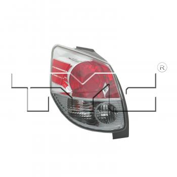 2005 Toyota Matrix Tail Light Assembly Right TYC 11607500 image 3 of 4