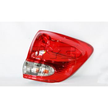 2005 Toyota Sequoia Tail Light Assembly Right Outer TYC 11611300 image 2 of 4
