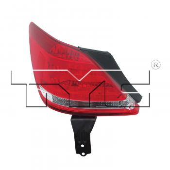 2005 Toyota Avalon Tail Light Assembly Right Outer TYC 11613300 image 3 of 4
