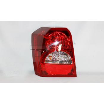 2007 Dodge Caliber Tail Light Assembly Left TYC 11620400 image 2 of 4