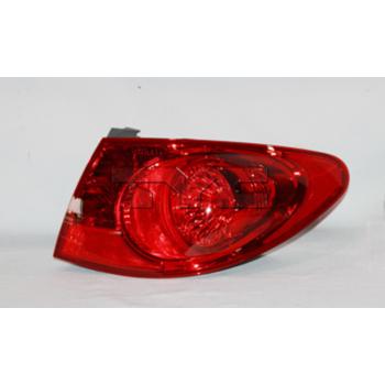 2010 Hyundai Elantra Tail Light Assembly Right Outer TYC 11624700 image 2 of 3