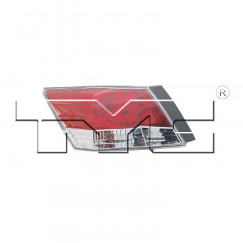 2012 Honda Accord Tail Light Assembly Right Outer TYC 11624900 image 2 of 4