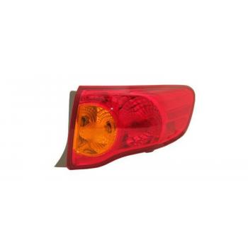 2010 Toyota Corolla Tail Light Assembly Right Outer TYC 11627700 image 1 of 4