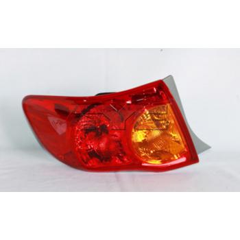 2010 Toyota Corolla Tail Light Assembly Left Outer TYC 11627800 image 1 of 4
