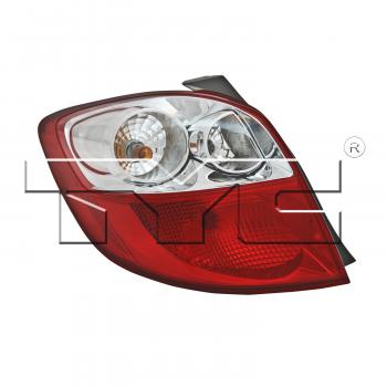 2010 Toyota Matrix Tail Light Assembly Right TYC 11628500 image 3 of 4