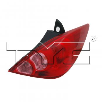 2012 Nissan Versa Tail Light Assembly Right TYC 11632100 image 1 of 4