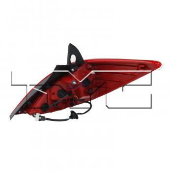2012 Nissan Versa Tail Light Assembly Left TYC 11632200 image 1 of 4