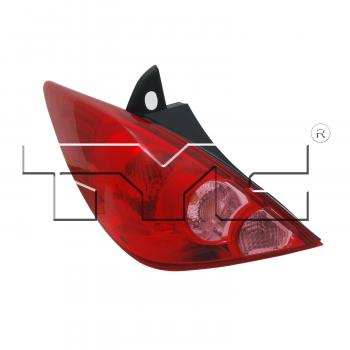 2012 Nissan Versa Tail Light Assembly Left TYC 11632200 image 2 of 4