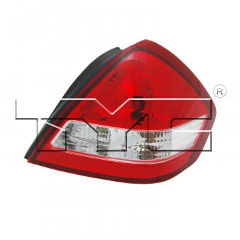 2011 Nissan Versa Tail Light Assembly Left TYC 11632400 image 2 of 4