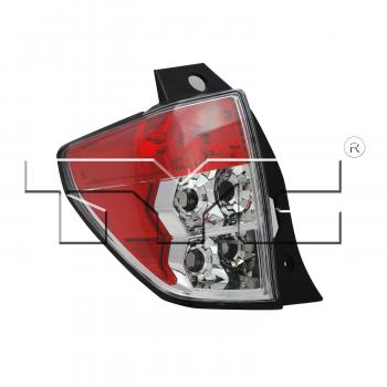 2012 Subaru Forester Tail Light Assembly Left TYC 11633801 image 2 of 4