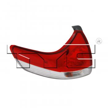 2012 Toyota Sienna Tail Light Assembly Left Outer TYC 116346009 image 2 of 4