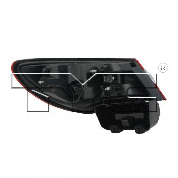 2014 Chrysler 200 Tail Light Assembly Right TYC 11637100 image 2 of 4