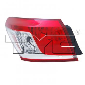 2012 Lexus ES350 Tail Light Assembly Left Outer TYC 11639201 image 2 of 4