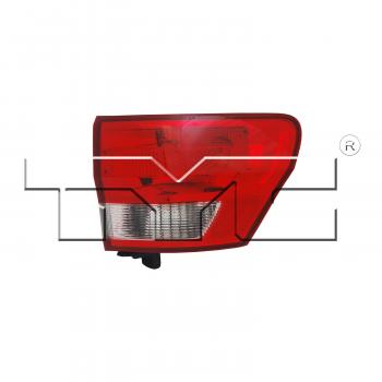 2012 Jeep Grand Cherokee Tail Light Assembly Right Outer TYC 11642700 image 1 of 4