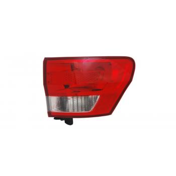 2012 Jeep Grand Cherokee Tail Light Assembly Right Outer TYC 11642700 image 3 of 4