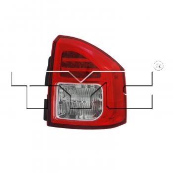 2011 Jeep Compass Tail Light Assembly Right TYC 11644700 image 2 of 4