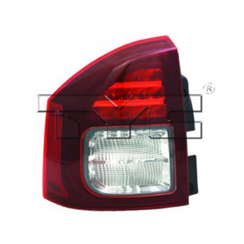 2017 Jeep Compass Tail Light Assembly Left TYC 11644890 image 1 of 4