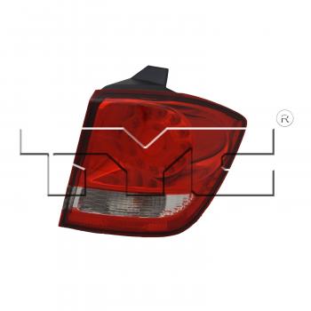 2009 Dodge Journey Tail Light Assembly Right Outer TYC 11656500 image 1 of 4