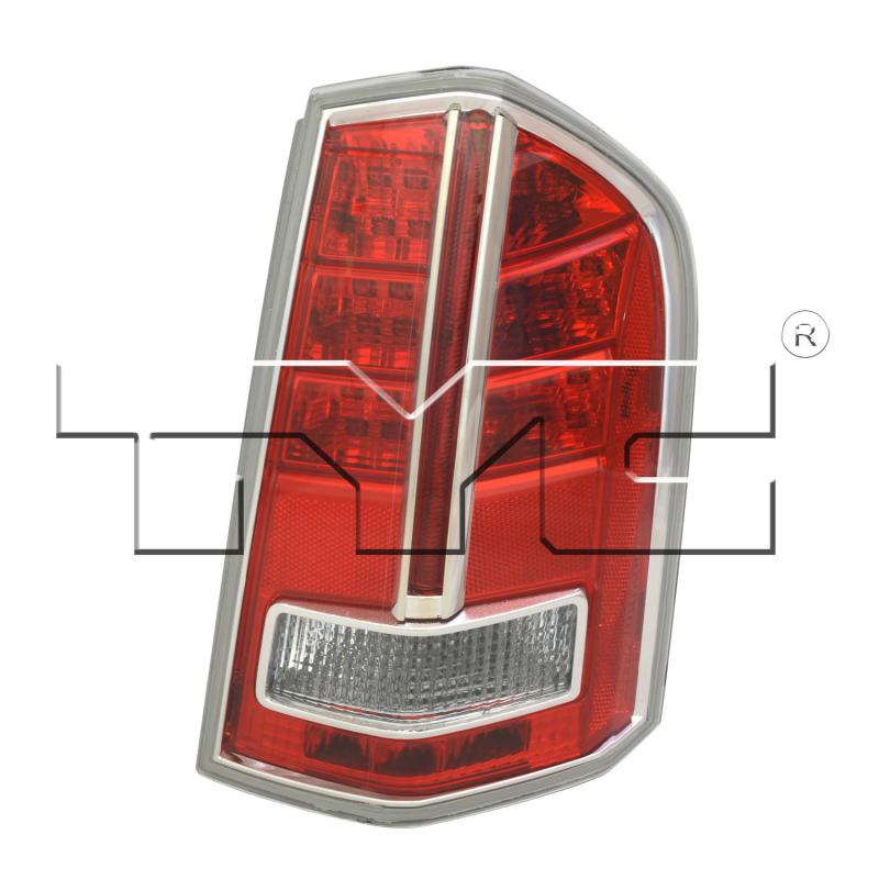 2012 Chrysler 300 Tail Light Assembly Left TYC 11663800 image 1 of 2