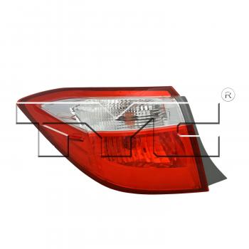 2014 Toyota Corolla Tail Light Assembly Left Outer TYC 11664000 image 1 of 4
