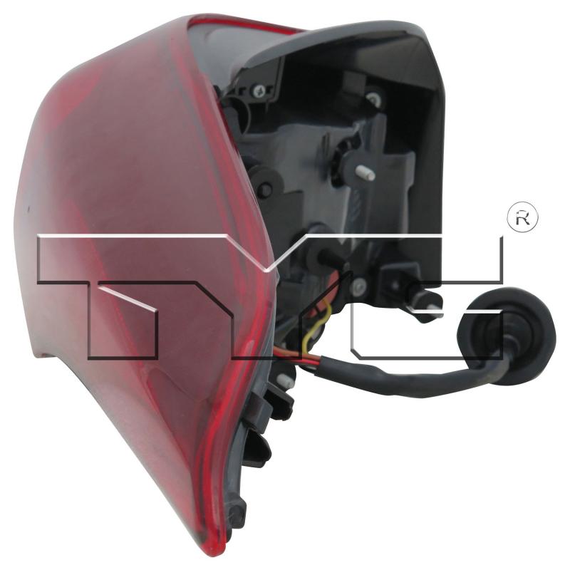 2016 Hyundai Elantra Tail Light Assembly Right Outer TYC 116759001 image 2 of 4