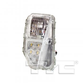 2015 Toyota Prius Plug-In Turn Signal Light Lens / Housing Front Right TYC 125285019 image 2 of 3