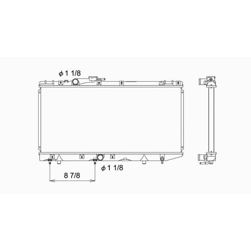 TYC 1319 Radiator Assembly product image 2 of 3