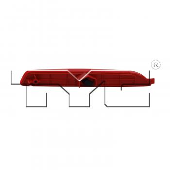 2013 Kia Sorento Reflector Assembly Rear Right TYC 17029300 image 3 of 3