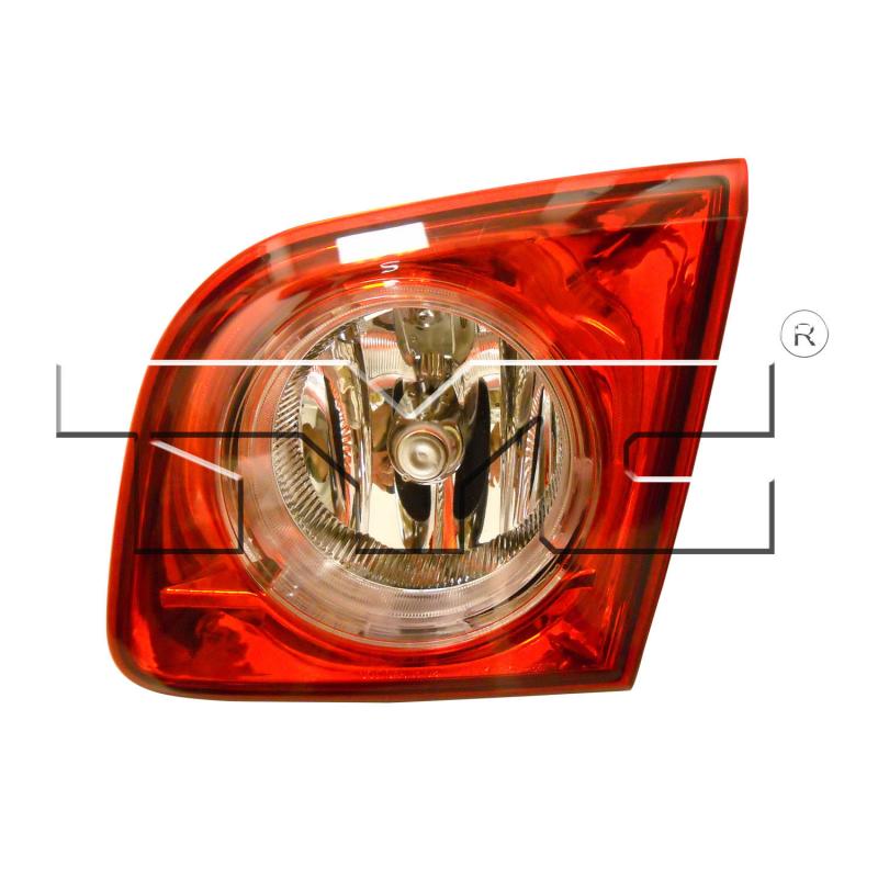 2010 Chevrolet Malibu Tail Light Assembly Right Inner TYC 17527100 image 2 of 2