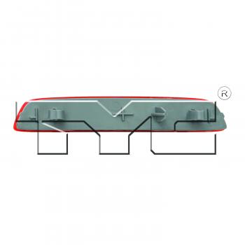2012 GMC Terrain Reflector Assembly Rear Left TYC 175382009 image 2 of 2