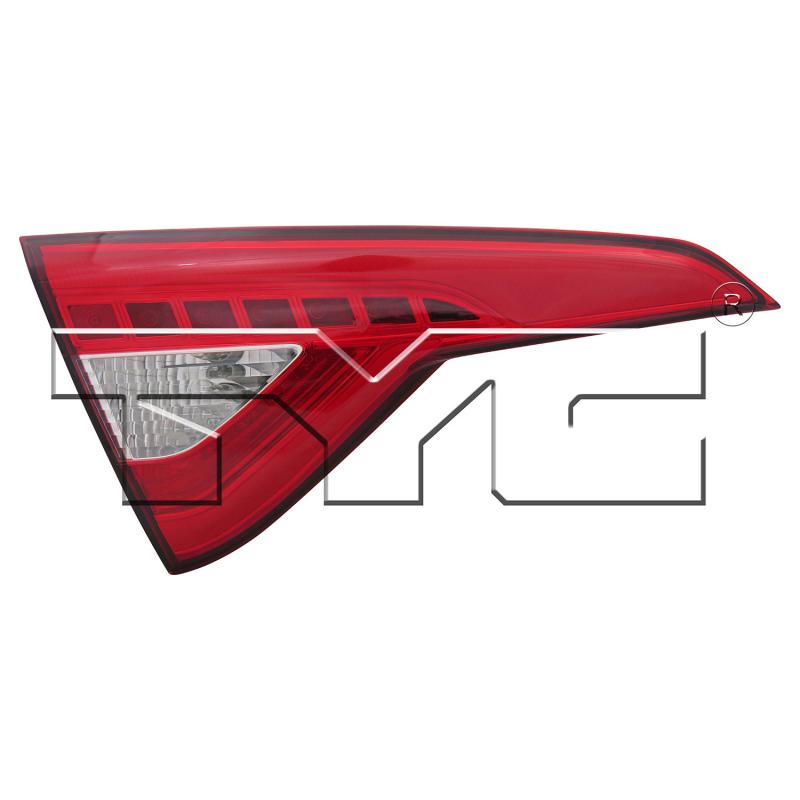 2017 Hyundai Sonata Tail Light Assembly Left Inner TYC 175526001 image 2 of 4