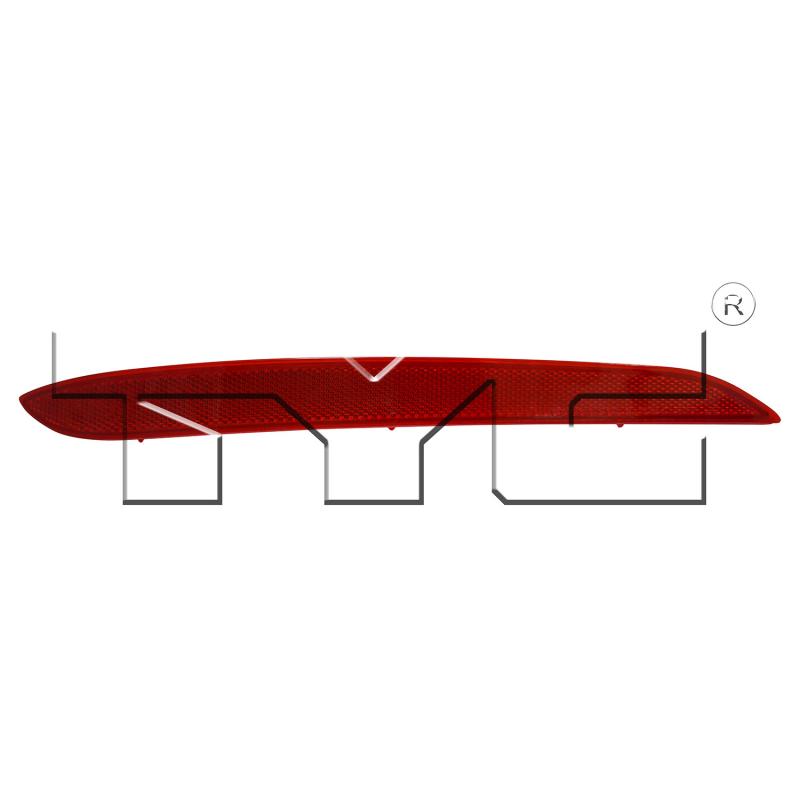TYC 175528001 Reflector Assembly product image 4 of 6