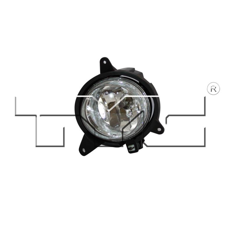 2003 Kia Sorento Fog Light Assembly Left TYC 19588600 image 2 of 2