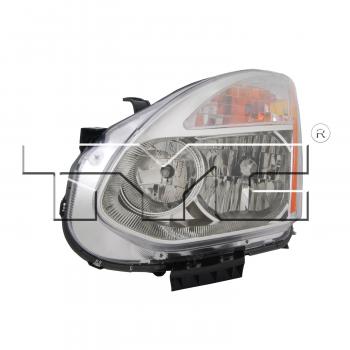 2010 Nissan Rogue Headlight Assembly Left TYC 201239200 image 1 of 2