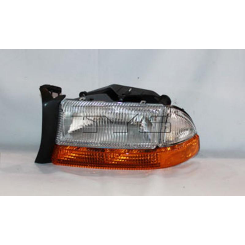 2001 Dodge Dakota Headlight Assembly Left TYC 20506409 image 2 of 2