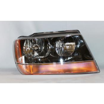 2001 Jeep Grand Cherokee Headlight Assembly Right TYC 20557500 image 2 of 2