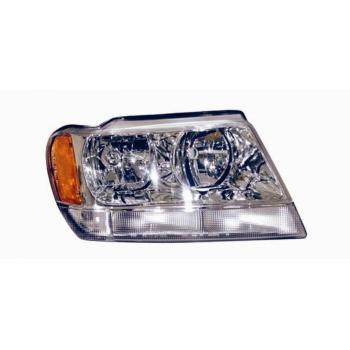 2003 Jeep Grand Cherokee Headlight Assembly Right TYC 20557590 image 1 of 3